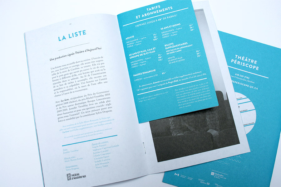 3399 : Théâtre periscope - branding et imprimé